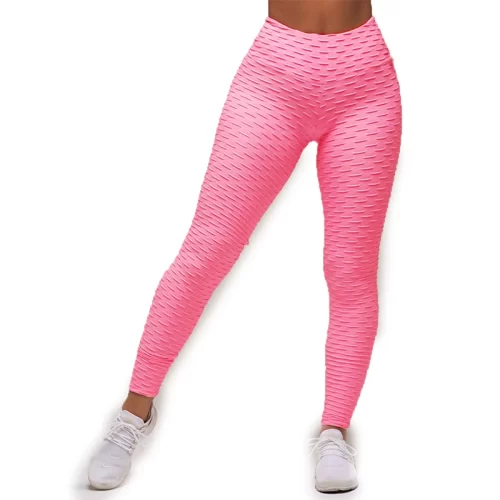 Розовые антицеллюлитные легинсы Flex